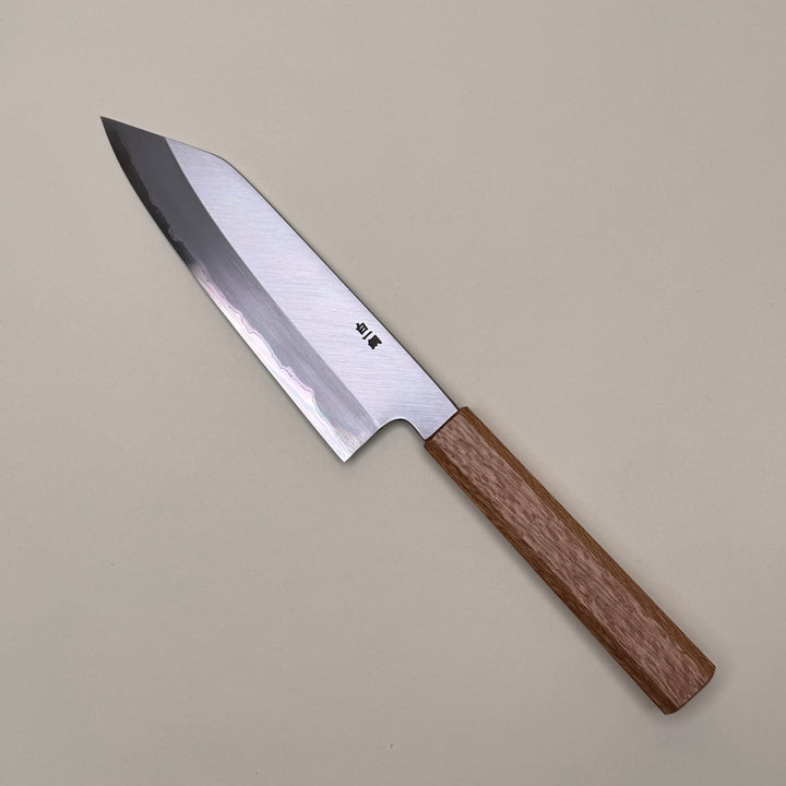 Sakai Kikumori Nakagawa kiritsu santoku knife oak handle 18cm community cutlery