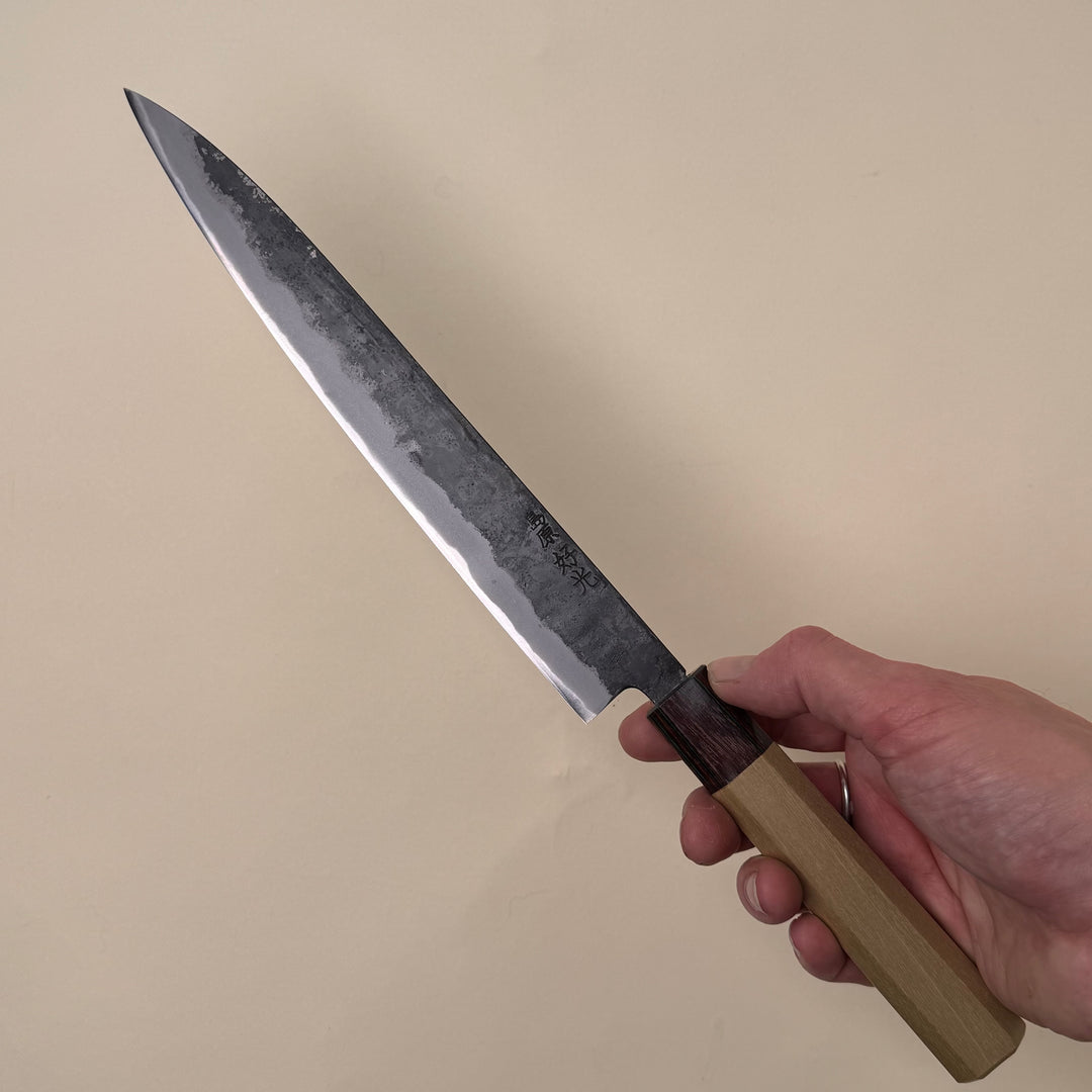 Yoshimitu Kaijya 240mm Sujihiki — a finely crafted Japanese slicing knife ultra-smooth carving community cutlery