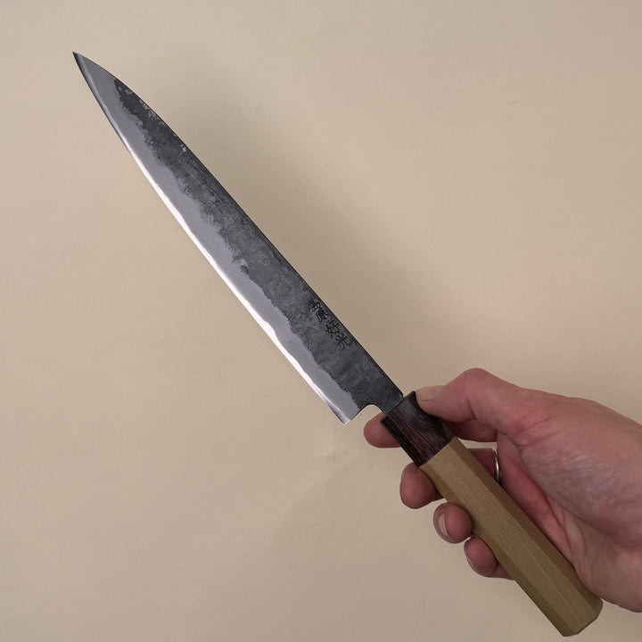 Yoshimitu Kaijya 240mm Sujihiki — a finely crafted Japanese slicing knife ultra-smooth carving community cutlery