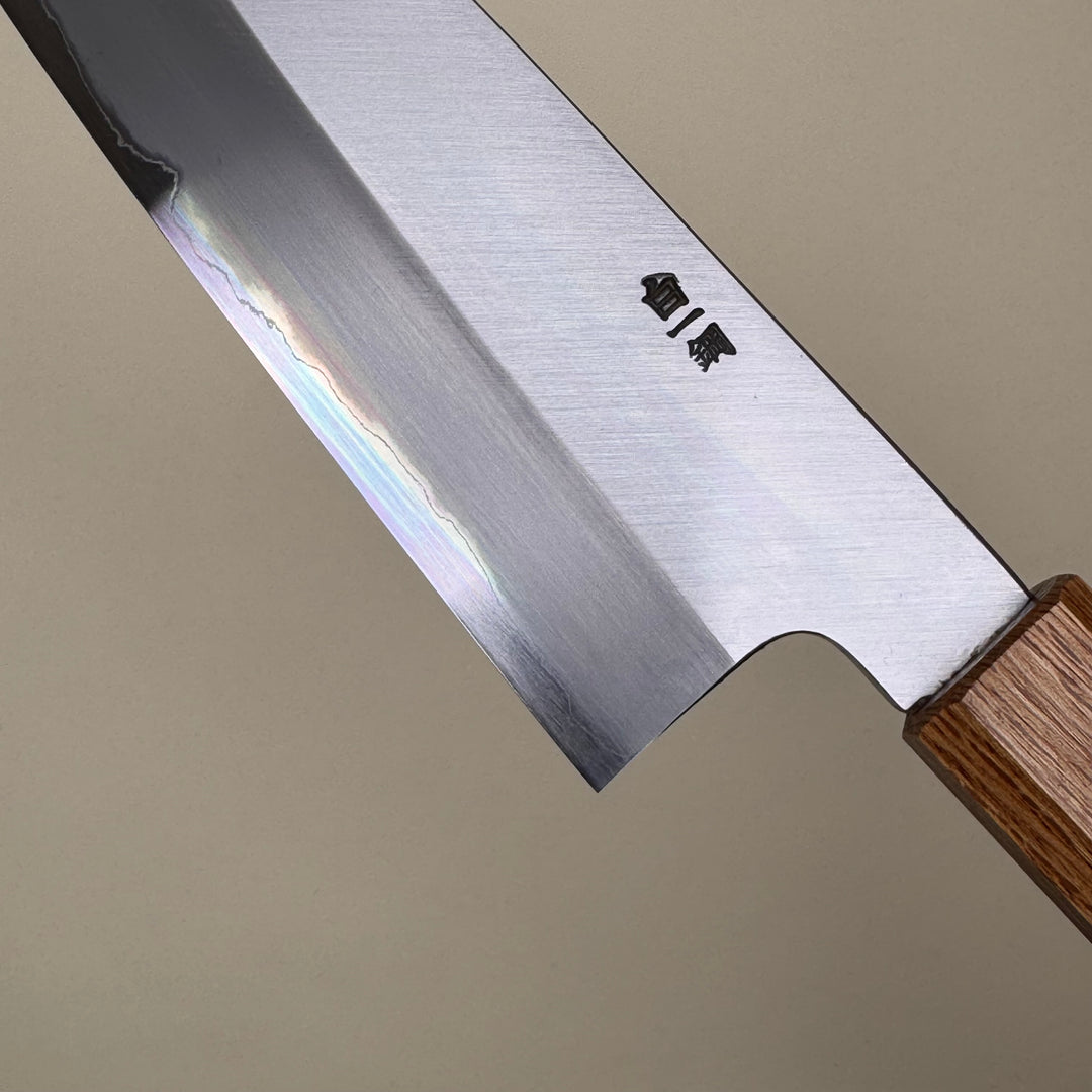 Sakai Kikumori Nakagawa santoku knife oak handle 18cm community cutlery