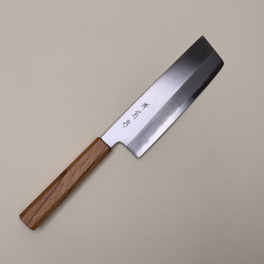 Sakai Kikumori Nakagawa nakiri knife oak handle 18cm community cutlery