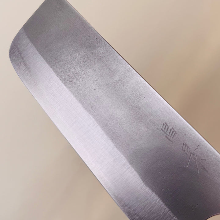 Masakage Yuki Nakiri -stainless clad san mai -carbon steel -community cutlery