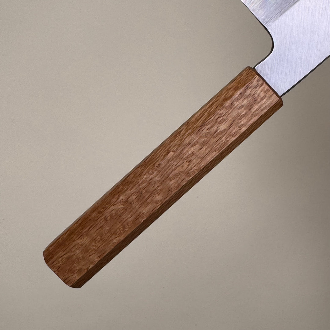 Sakai Kikumori Nakagawa kiritsu santoku knife oak handle 18cm community cutlery