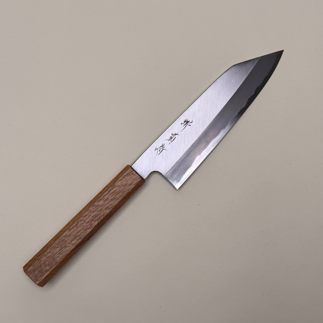 Sakai Kikumori Nakagawa kiritsu santoku  knife oak handle 18cm community cutlery