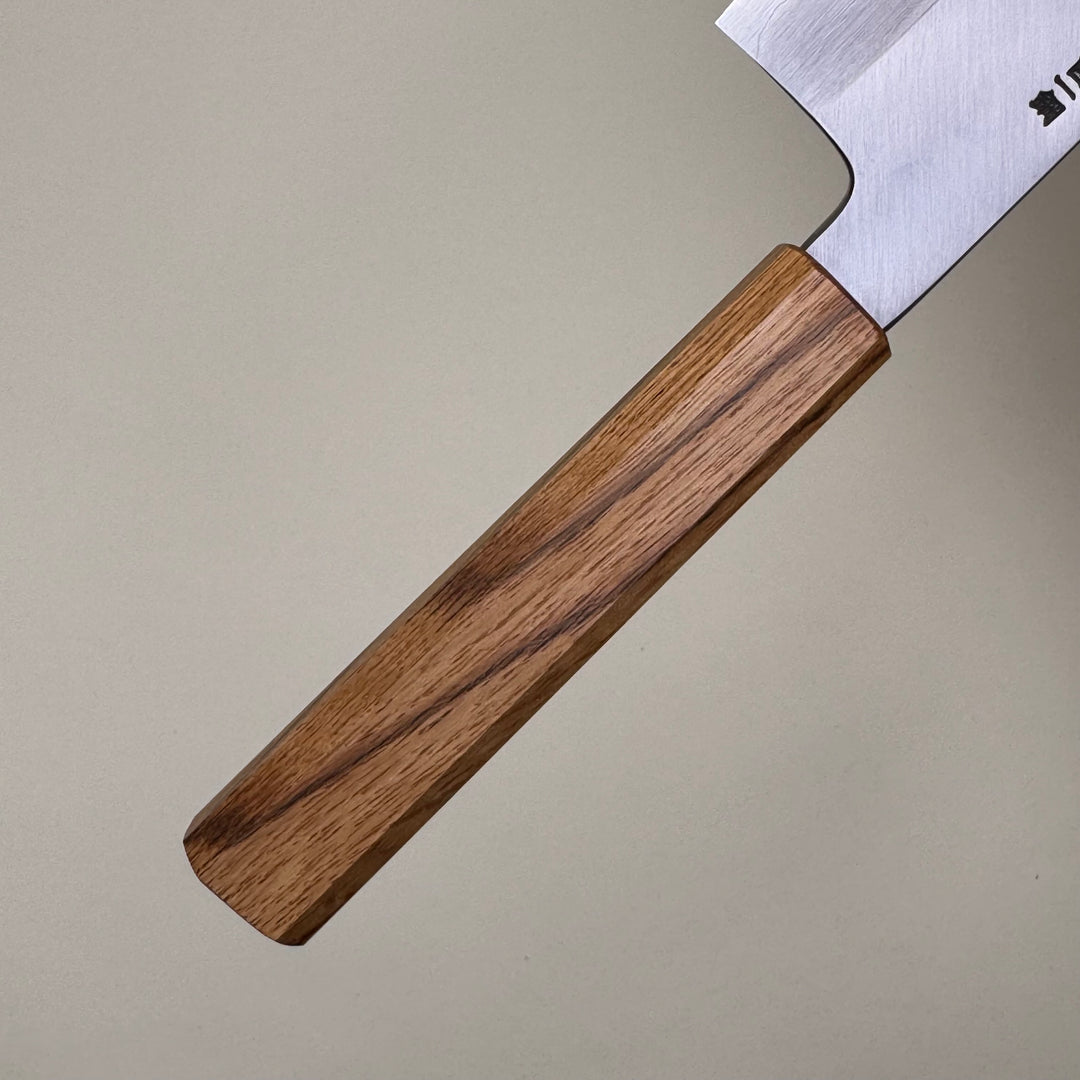 Sakai Kikumori Nakagawa nakiri knife oak handle 18cm community cutlery