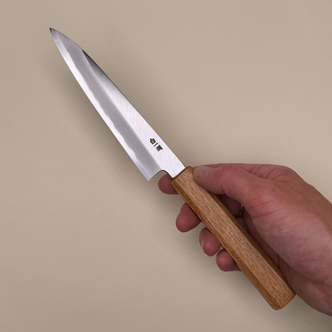 Sakai Kikumori Nakagawa petty knife oak handle 15cm community cutlery