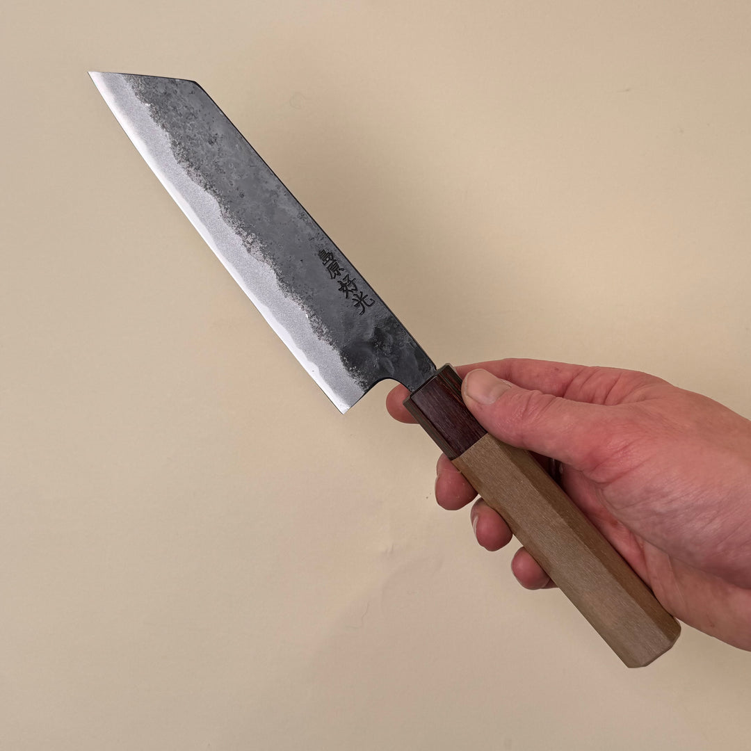 Yoshimitu Kaijya 160mm Bunka — a handcrafted Japanese knife with a razor-sharp kiritsuke-style tip Community Cutlery