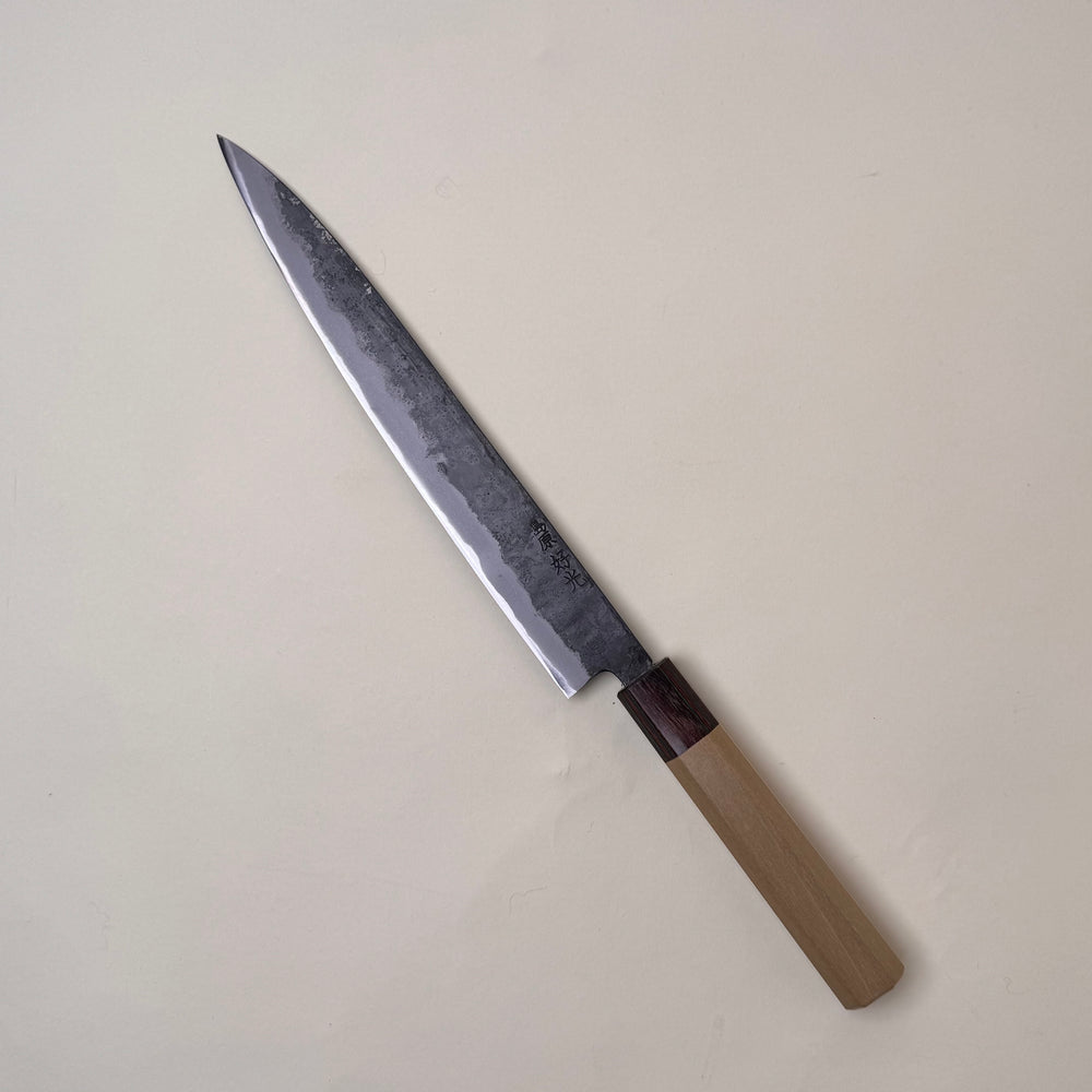 Yoshimitu Kaijya 240mm Sujihiki — a finely crafted Japanese slicing knife ultra-smooth carving community cutlery