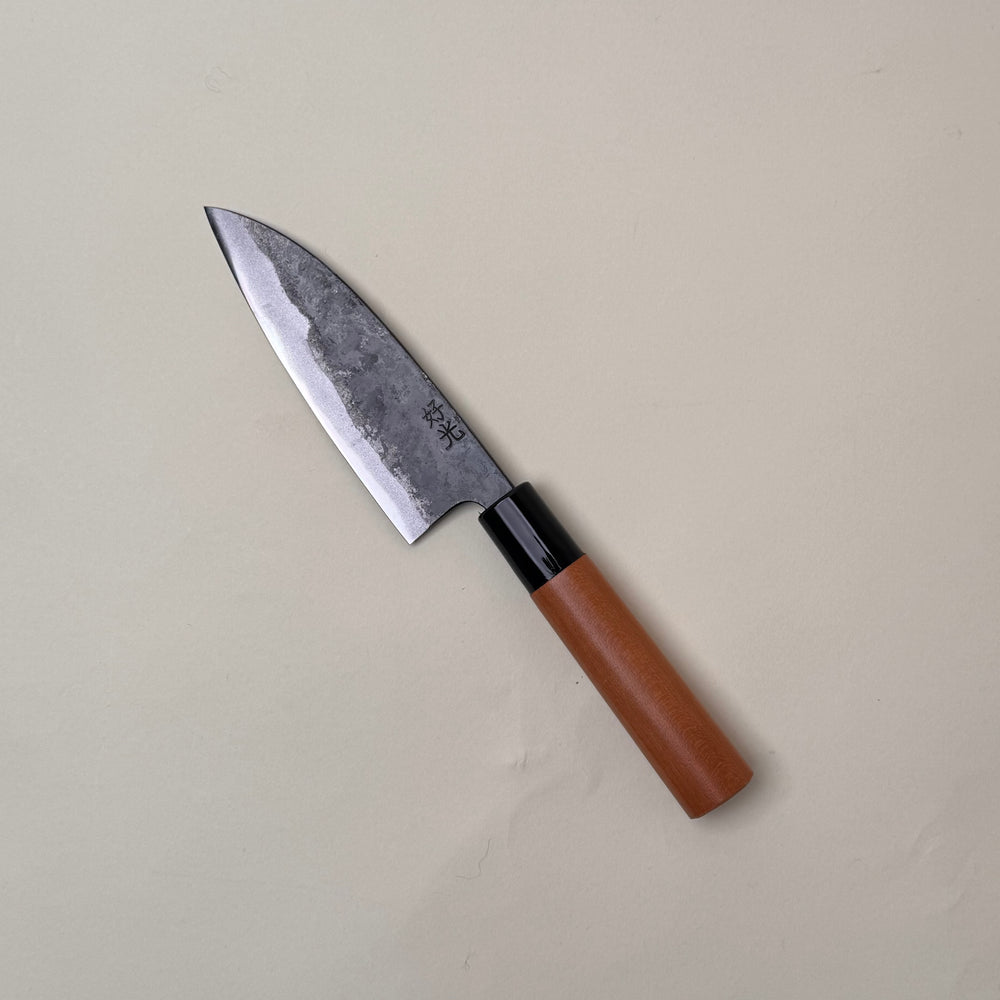 Yoshimitu Kaijya Ko Santoku — a compact Japanese multi-purpose knife offering superb agility, fine control, and razor-sharp performance Community Cutlery