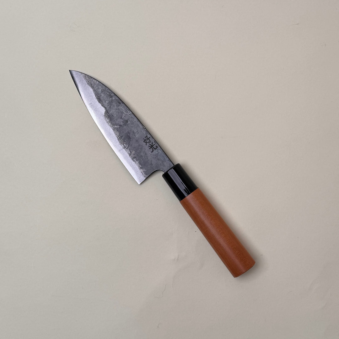 Yoshimitu Kaijya Ko Santoku — a compact Japanese multi-purpose knife offering superb agility, fine control, and razor-sharp performance Community Cutlery