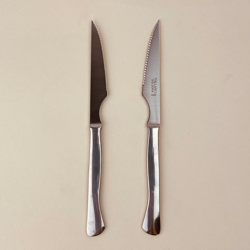 Pallares stainless steel serrated steak knife 8cm