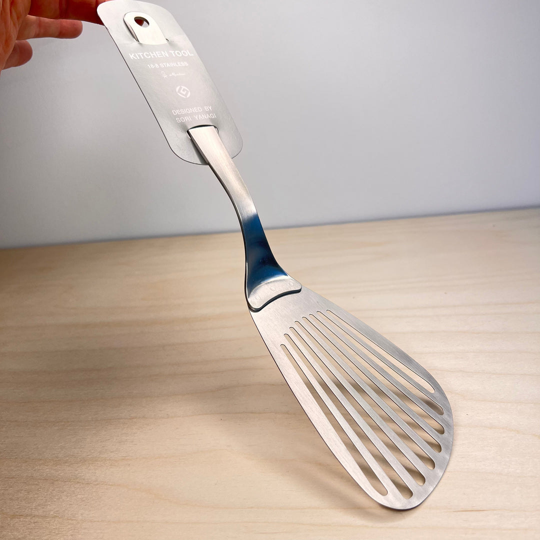 Sori Yanagi Stainless Steel Fish Slice (Butter Beater) Global Kitchen Japan
