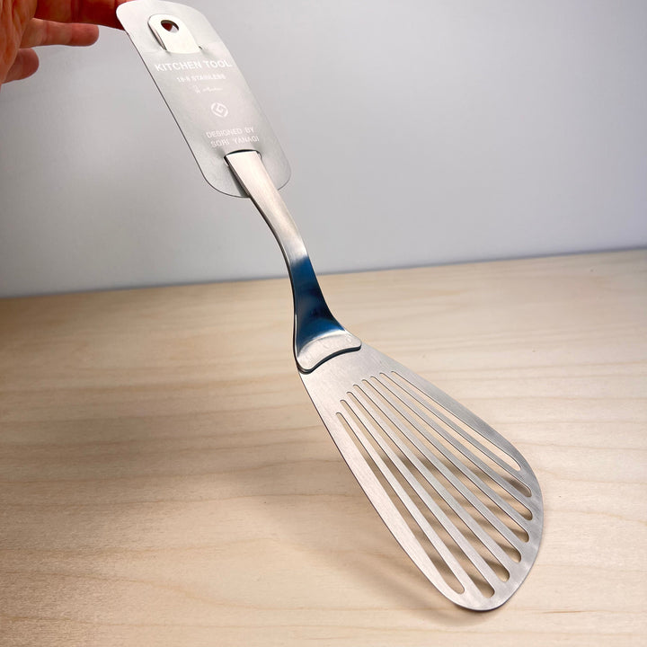 Sori Yanagi Stainless Steel Fish Slice (Butter Beater) Global Kitchen Japan