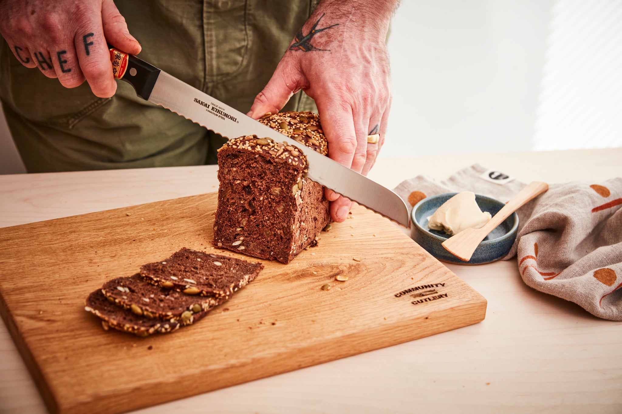 Chopping Boards, Knife blocks & Wooden Spoons