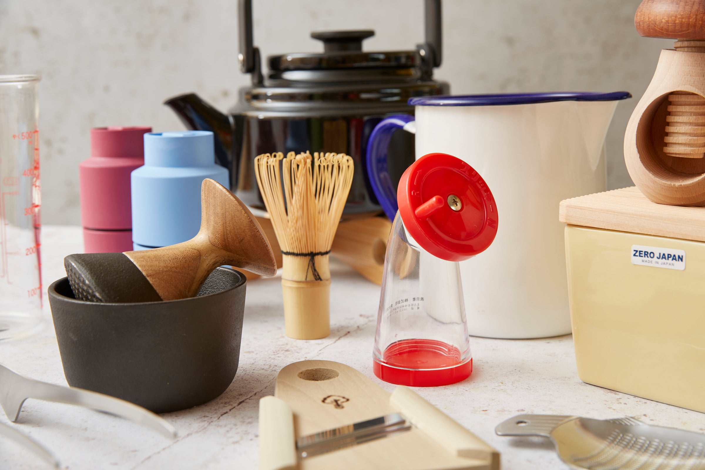 collection of japanese kitchenware products 