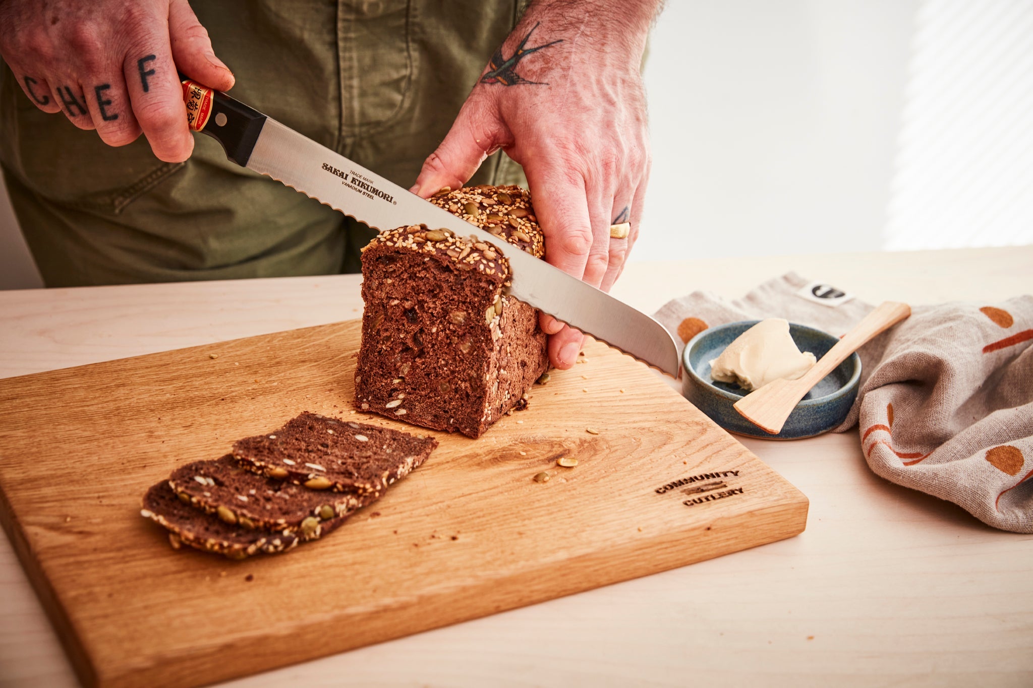 Chopping Boards, Knife blocks & Wooden Spoons - Community Cutlery