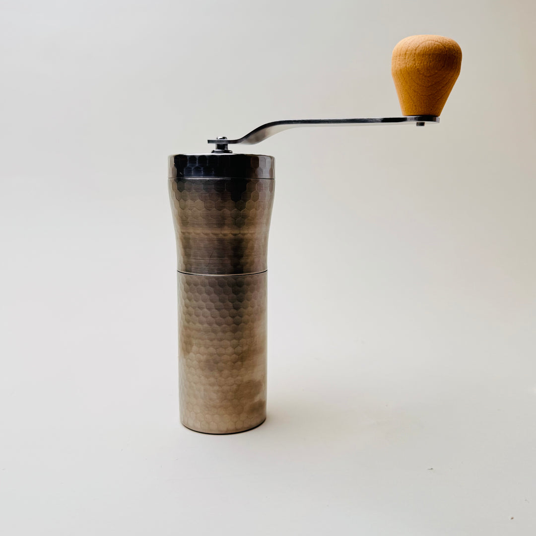 Nikawi hand crank coffee mill - precision adjustable burrs - community cutlery