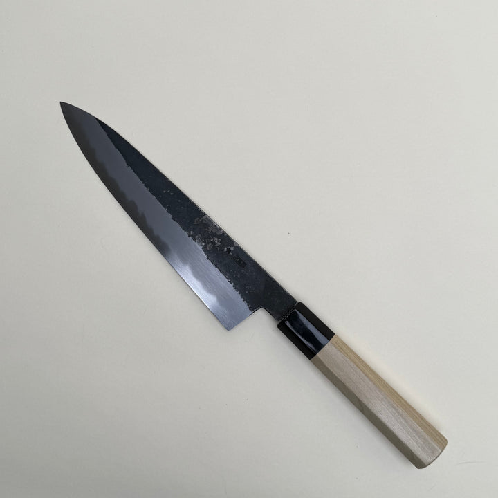 Sakai Kikumori Kikuzuki Kuro Gyuto Knife 210mm