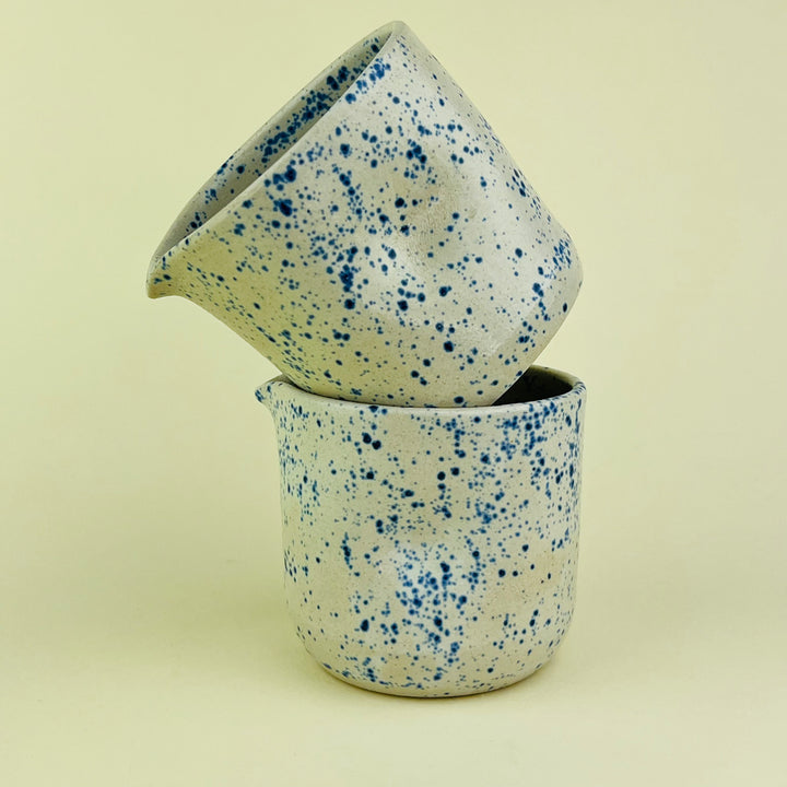 Philip Scott - Pinch jug - Speckled blue