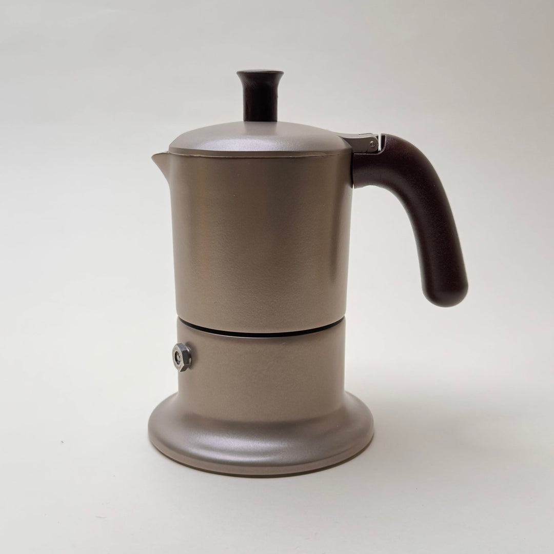3 Cup Italian Moka Pot - Taupe - Community Cutlery