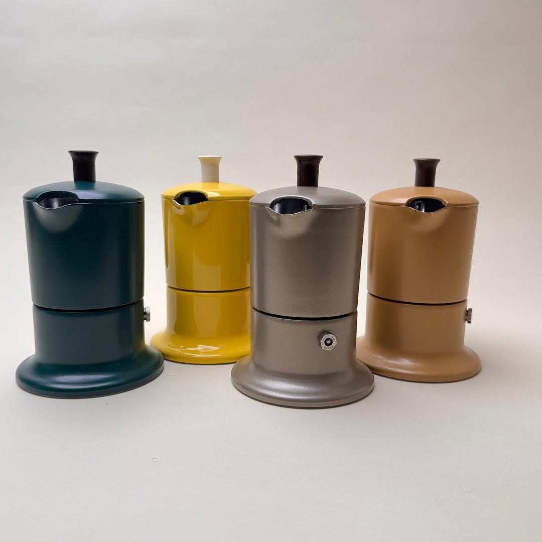 3 Cup Italian Moka Pot - Taupe - Community Cutlery