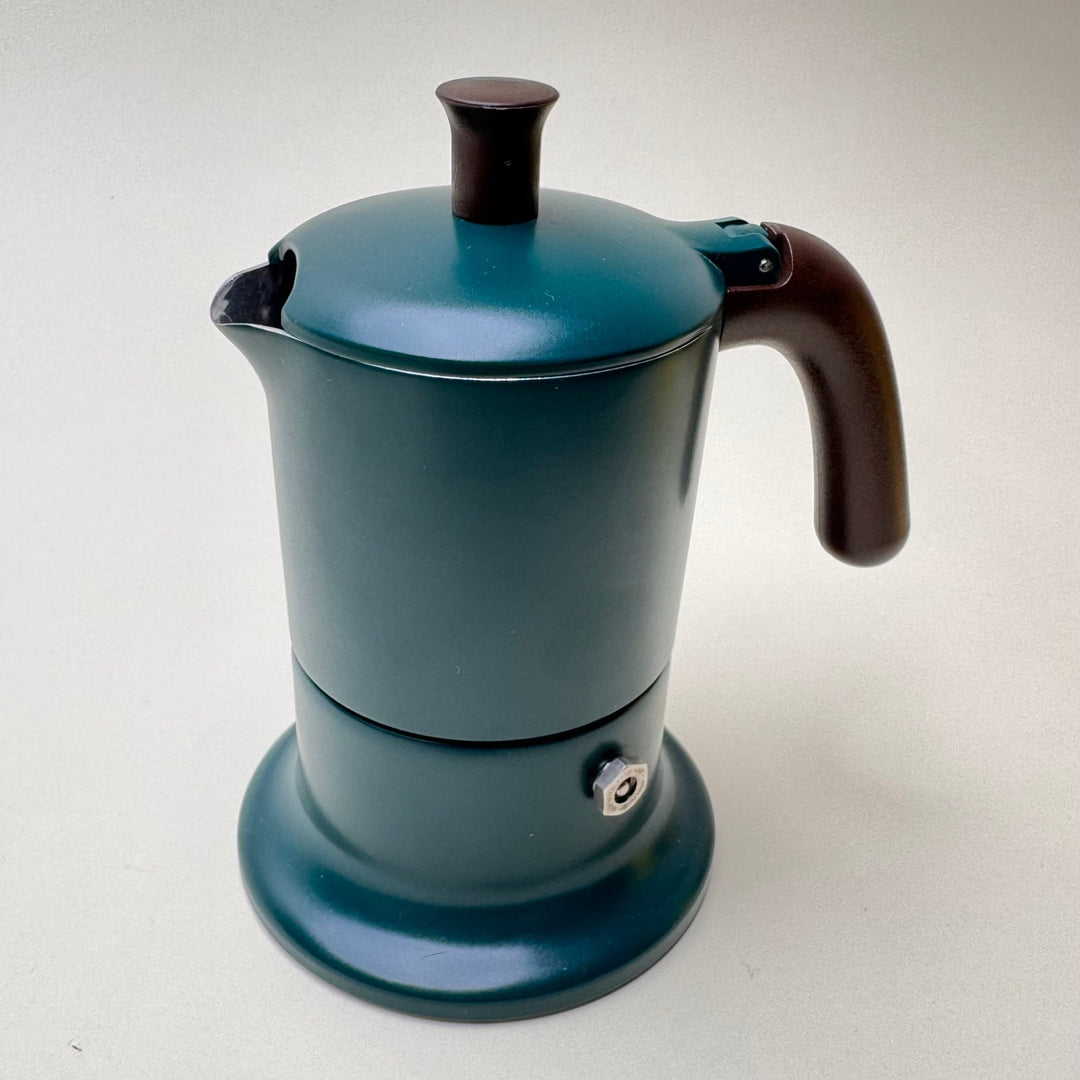3 Cup Italian Moka Pot - Teal - Community Cutlery