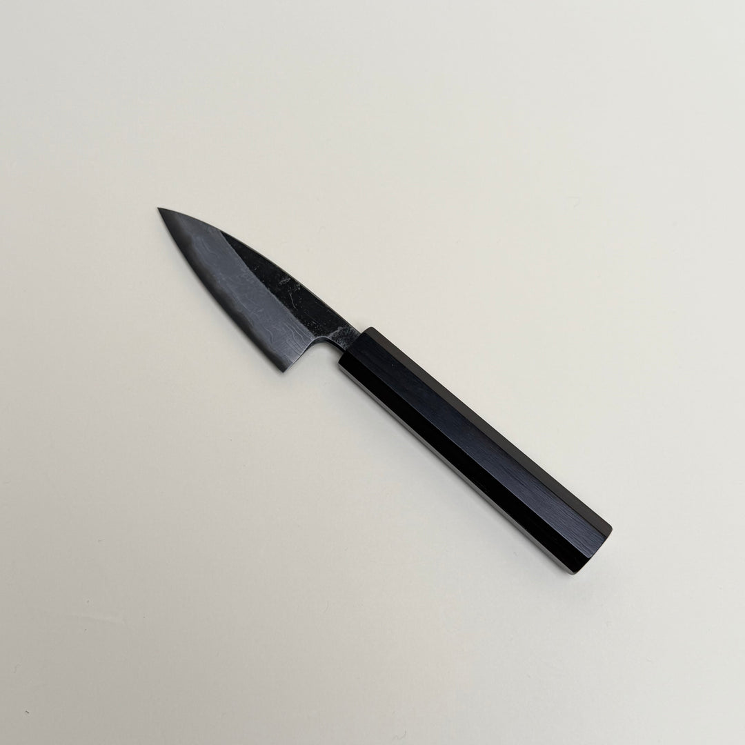 Hatsukokoro Kumokage Kurouchi Damascus Petty Knife 80mm