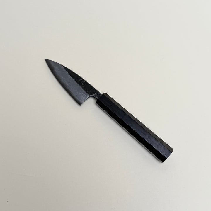 Hatsukokoro Kumokage Kurouchi Damascus Petty Knife 80mm