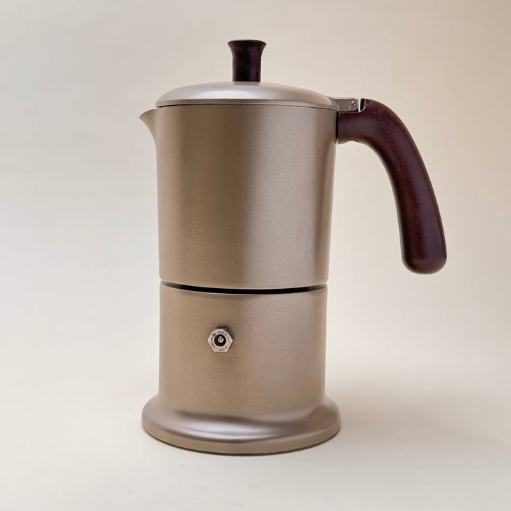 6 Cup Italian Moka Pot - Taupe - Community Cutlery