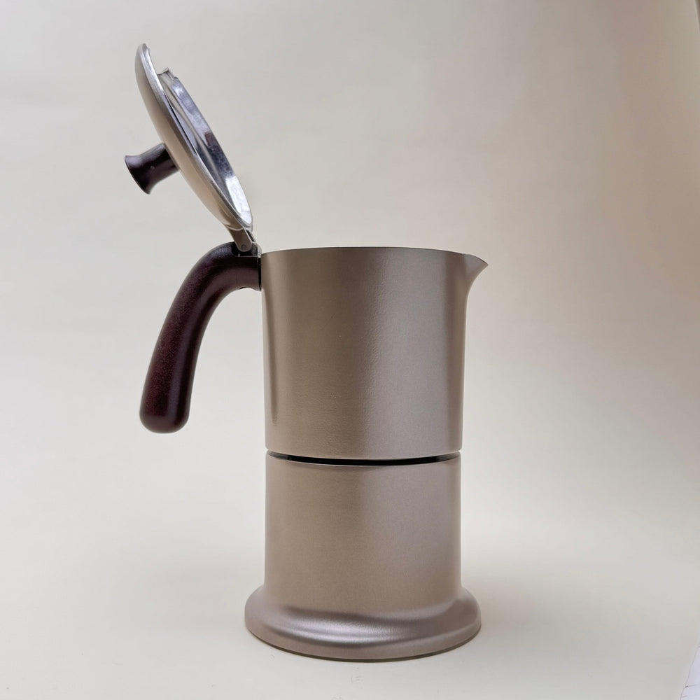 6 Cup Italian Moka Pot - Taupe - Community Cutlery