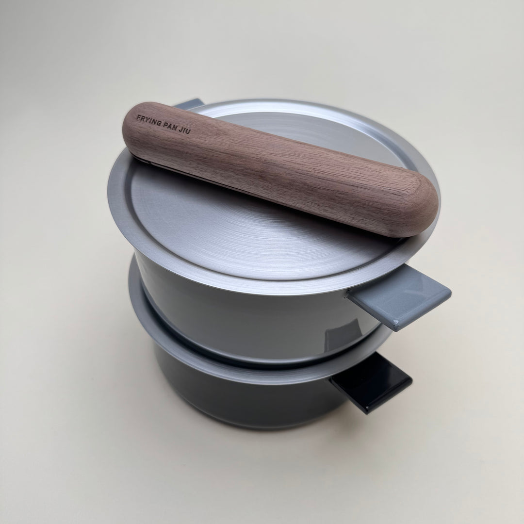 Fujita Kinzoku Jiu Soup Pan With Lid