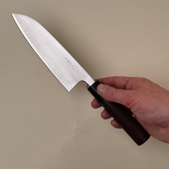 Akifusa Migaki Santoku 165mm