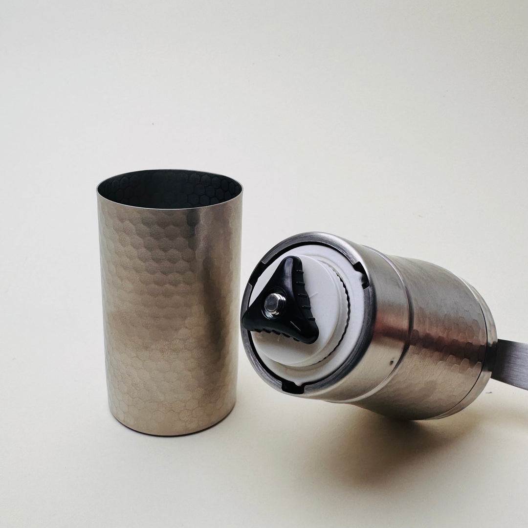 Nikawi hand crank coffee mill - precision adjustable burrs - community cutlery