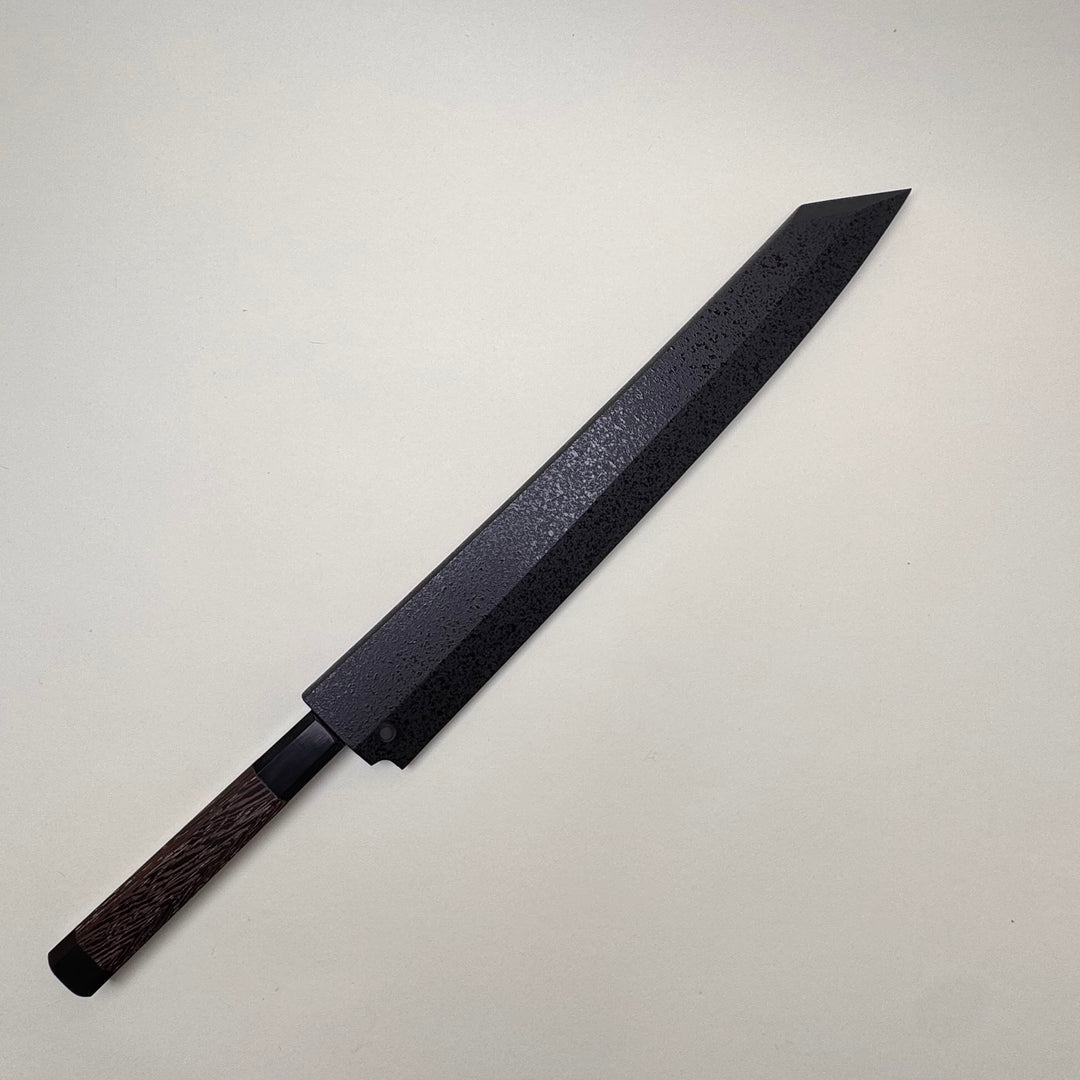 Sakai Takayuki Hana Fubuki Kengata Yanagiba, with Hand Engraved Cherry Blossom 300mm