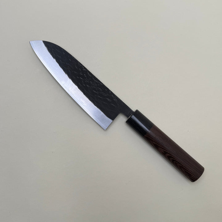 Ohishi SLD Kurouchi Tsuchime Santoku 165mm