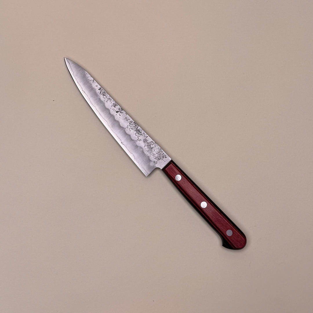 Nashiji Petty 135mm Ginsan Red Handle