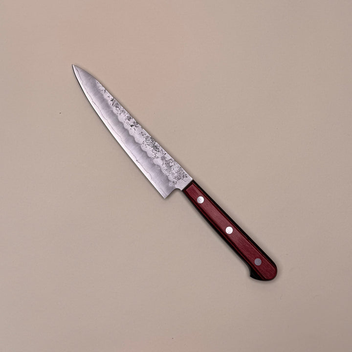 Nashiji Petty 135mm Ginsan Red Handle