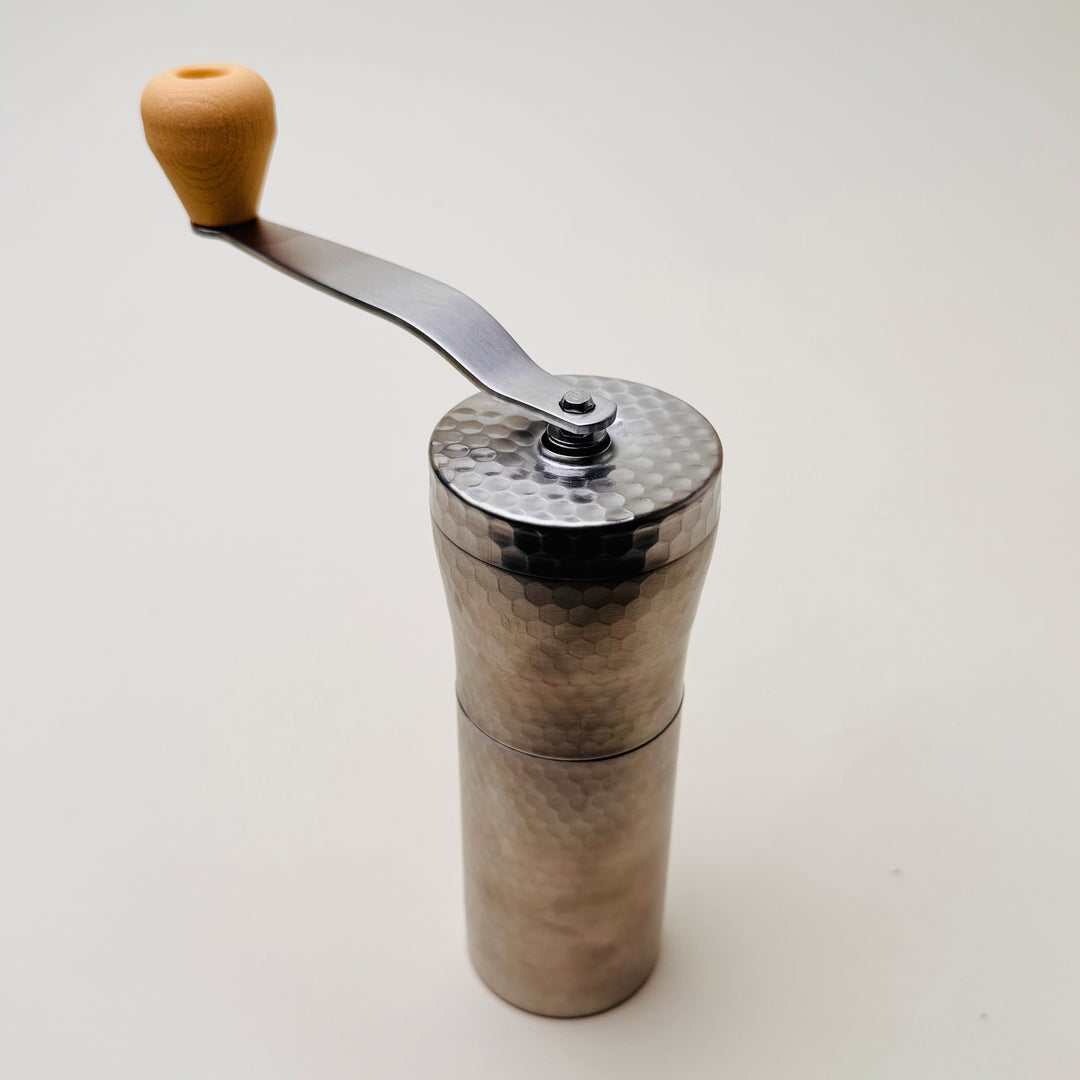 Nikawi hand crank coffee mill - precision adjustable burrs - community cutlery