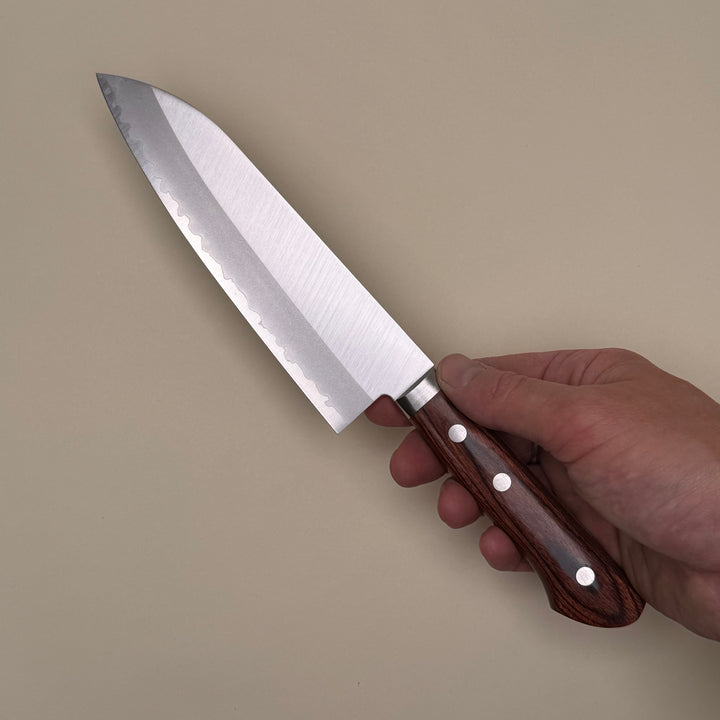 VG10 Damascus Santoku 180mm