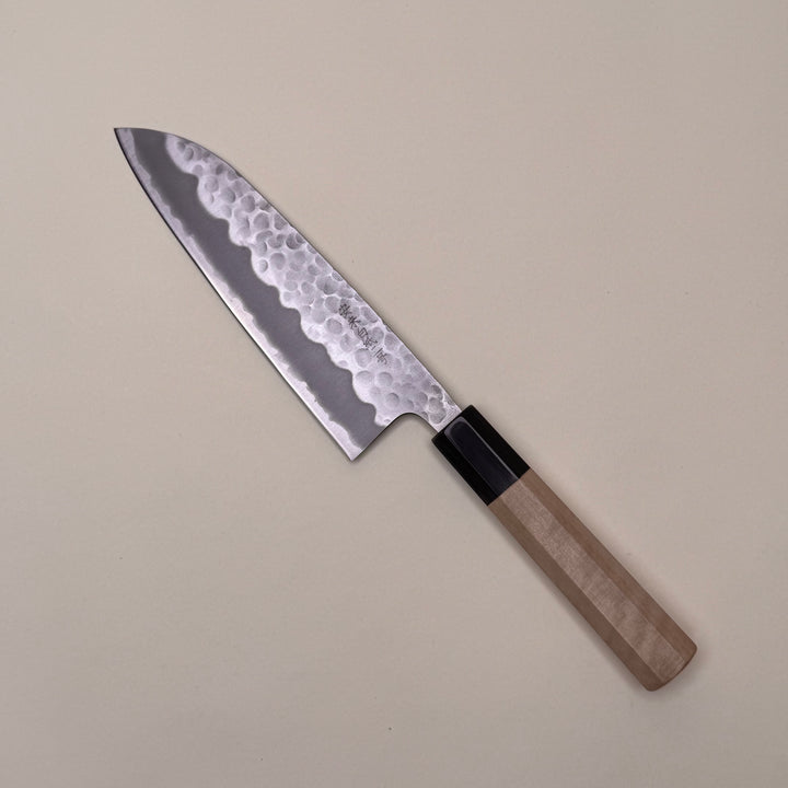 Tsuchime Santoku 165mm White 2 Magnolia Handle