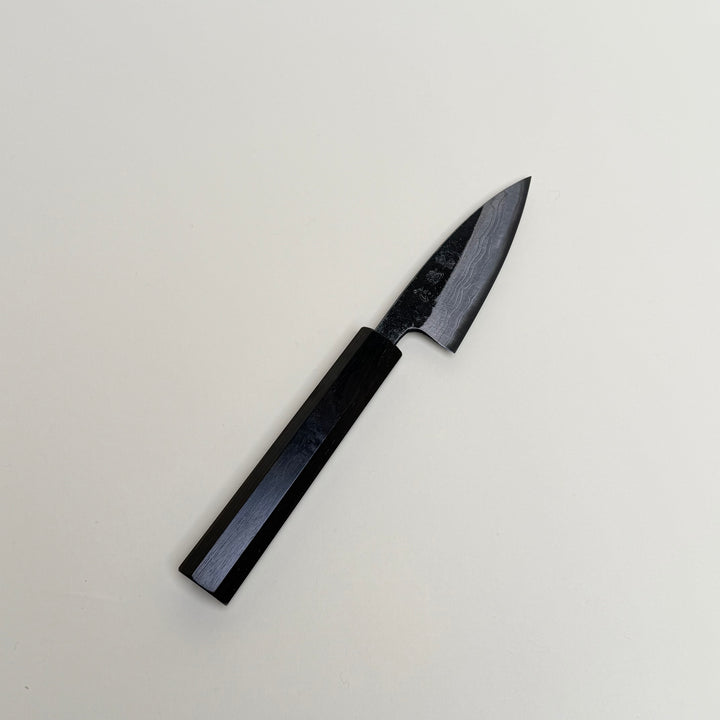 Hatsukokoro Kumokage Kurouchi Damascus Petty Knife 80mm