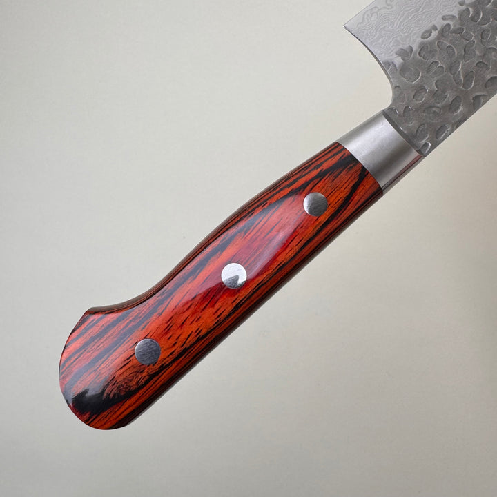 Sakai Takayuki 33 Layer Tsuchime Damascus Butchers Knife 210mm