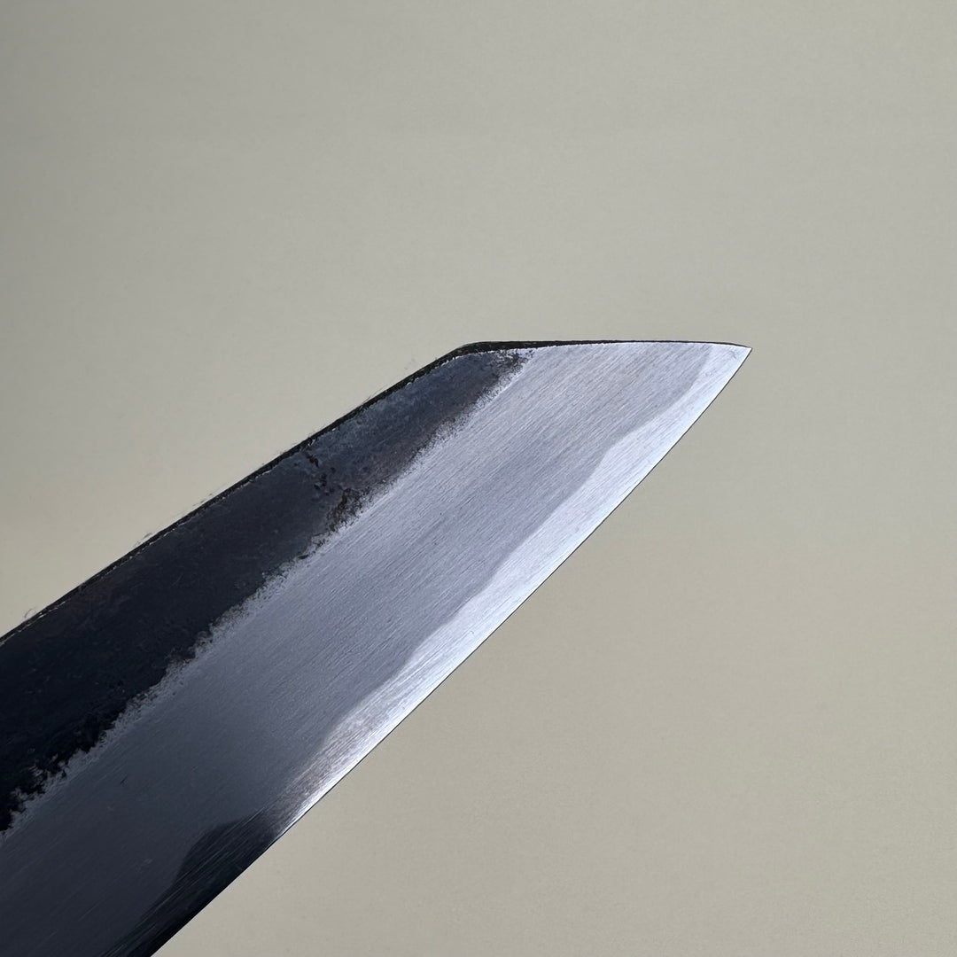 Sakai Kikumori Kikuzuki Kuro Kiristsuke Petty Knife 135mm