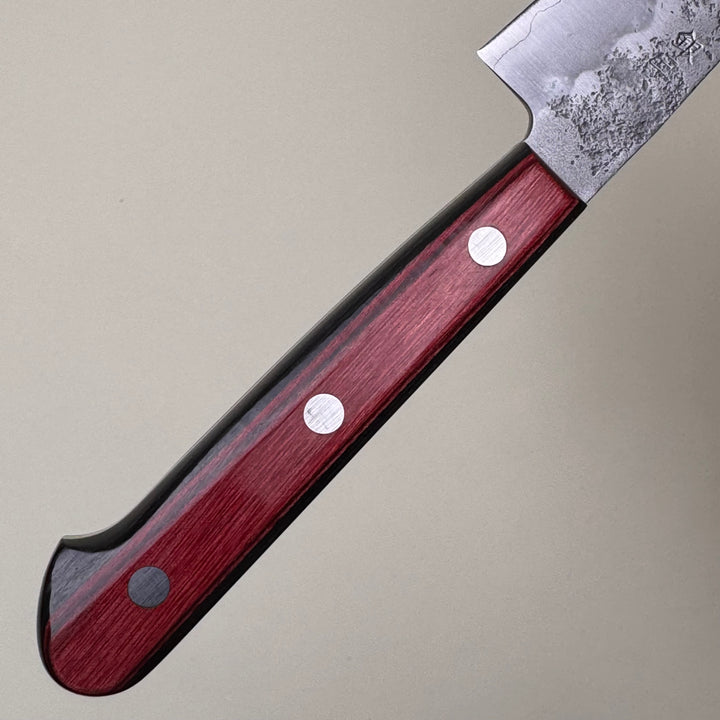 Nashiji Petty 135mm Ginsan Red Handle