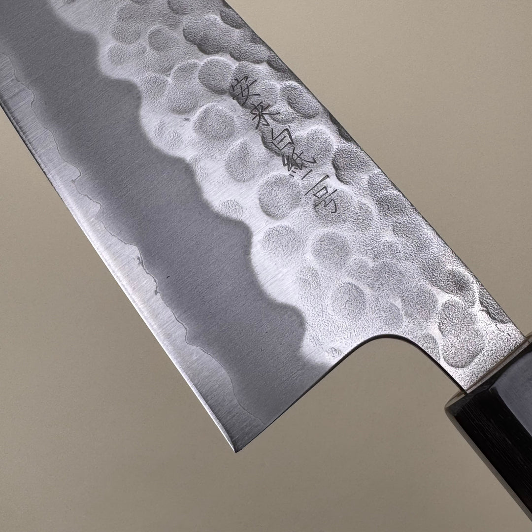 Tsuchime Santoku 165mm White 2 Magnolia Handle