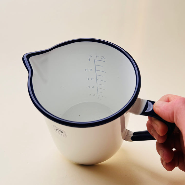 Japanese enamel measuring jug Community cutlery