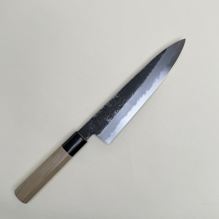 Sakai Kikumori Kikuzuki Kuro Gyuto Knife 210mm