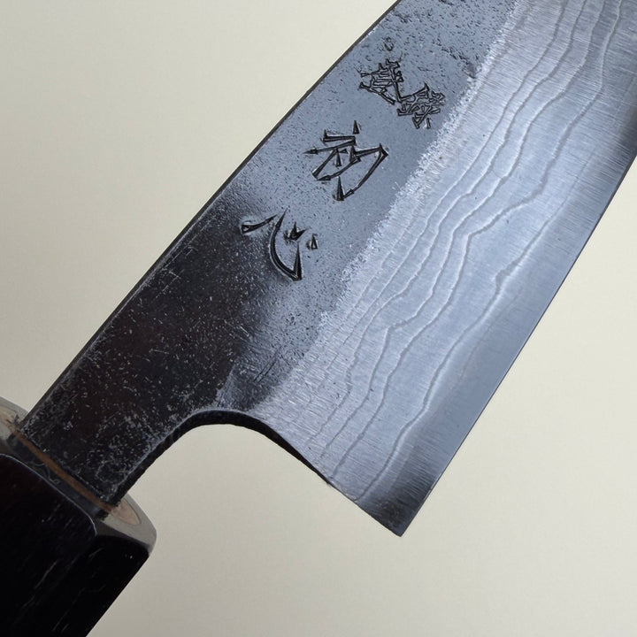 Hatsukokoro Kumokage Kurouchi Damascus Petty Knife 80mm