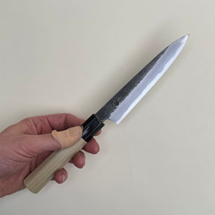 Sakai Kikumori Kikuzuki Kuro Petty Knife 150mm