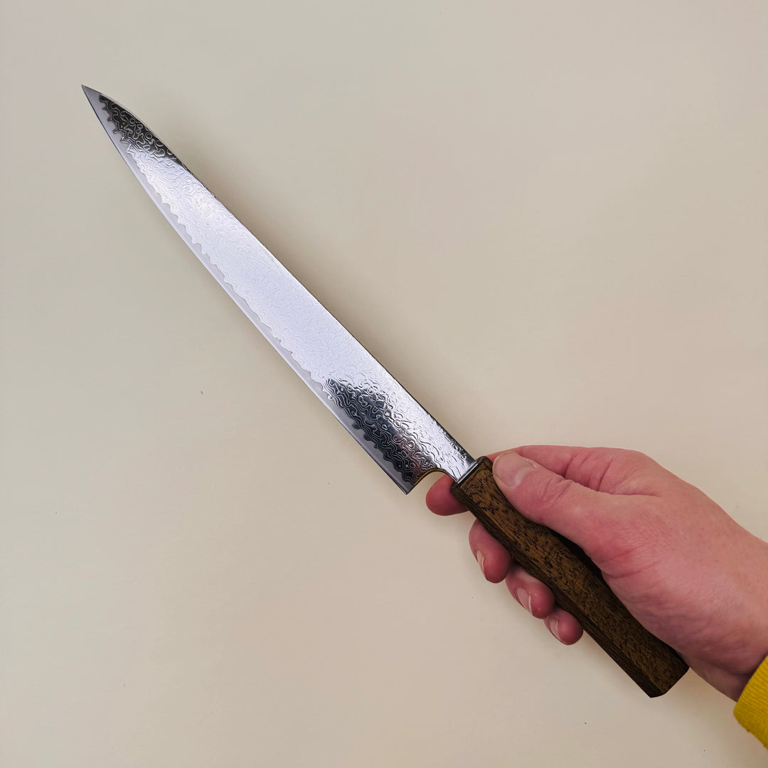 Tsunehisa VG10 Damascus Sujihiki 240mm